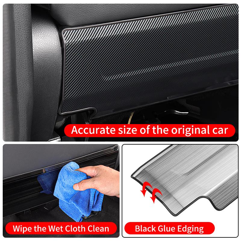 lqbn4 For Toyota120 150 250 Land Cruiser Prado 2003-2025 Stainless Steel Seat protection pad LC120 LC150 LC250 Interior Accessories