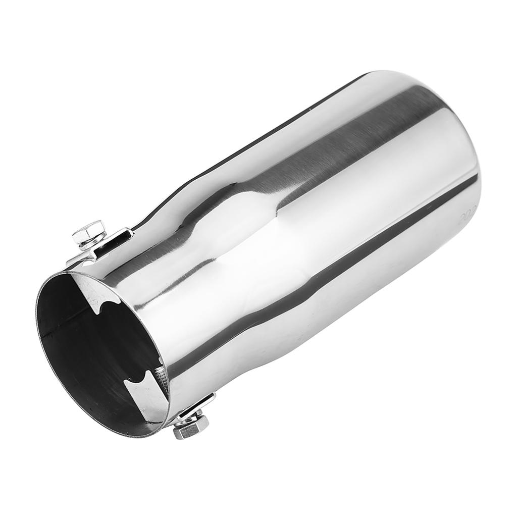 Car Modification Stainless Steel Exhaust Muffler Pipe Rear Tailpipe End Throat Flat