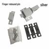 Automatic Surface-Mounted Aluminum Alloy Spring Latch for Wooden Doors, Windows, and Cabinets