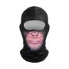 Fall Winter Pullover Hat with Cute Pet Print and Full Face Neck Cover for Outdoor Use
