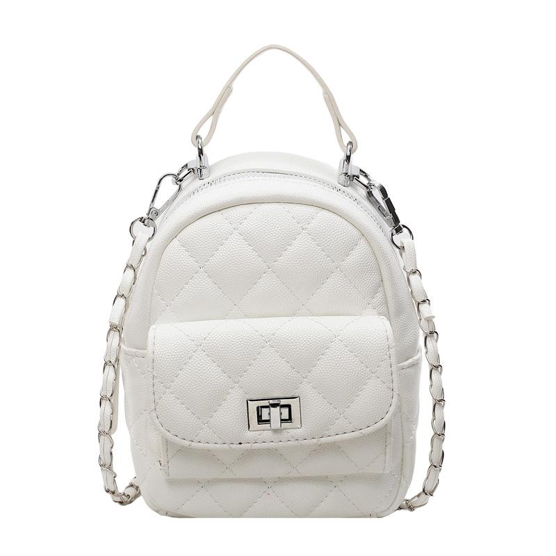 Αλυσίδα σακίδιο άνοιξη και καλοκαίρι νέο κεντημένο νήμα ρόμβος τσάντα ώμου messenger έξοδος casual μίνι φορητό σακίδιο