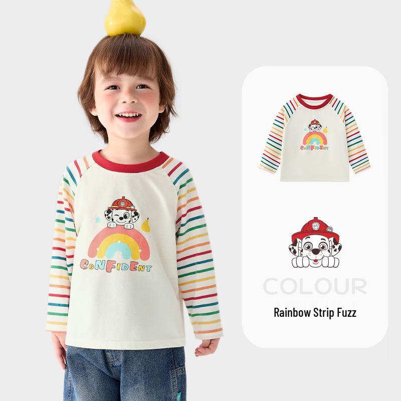 Дитяча футболка з довгим рукавом та круглим вирізом PAW Patrol для хлопчиків та дівчаток - Весна/Осінь Нове надходження