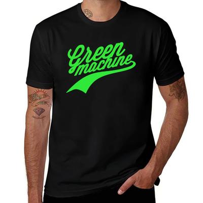 Zelené tričko Green Machine Velká velikost Tričko s kulatým výstřihem