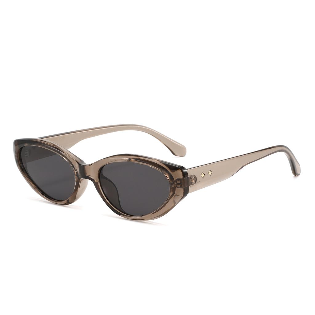 Internet celebrity sunglasses women's retro small frame cat eye sunglasses fashion anti-ultraviolet sunglasses men's tide
