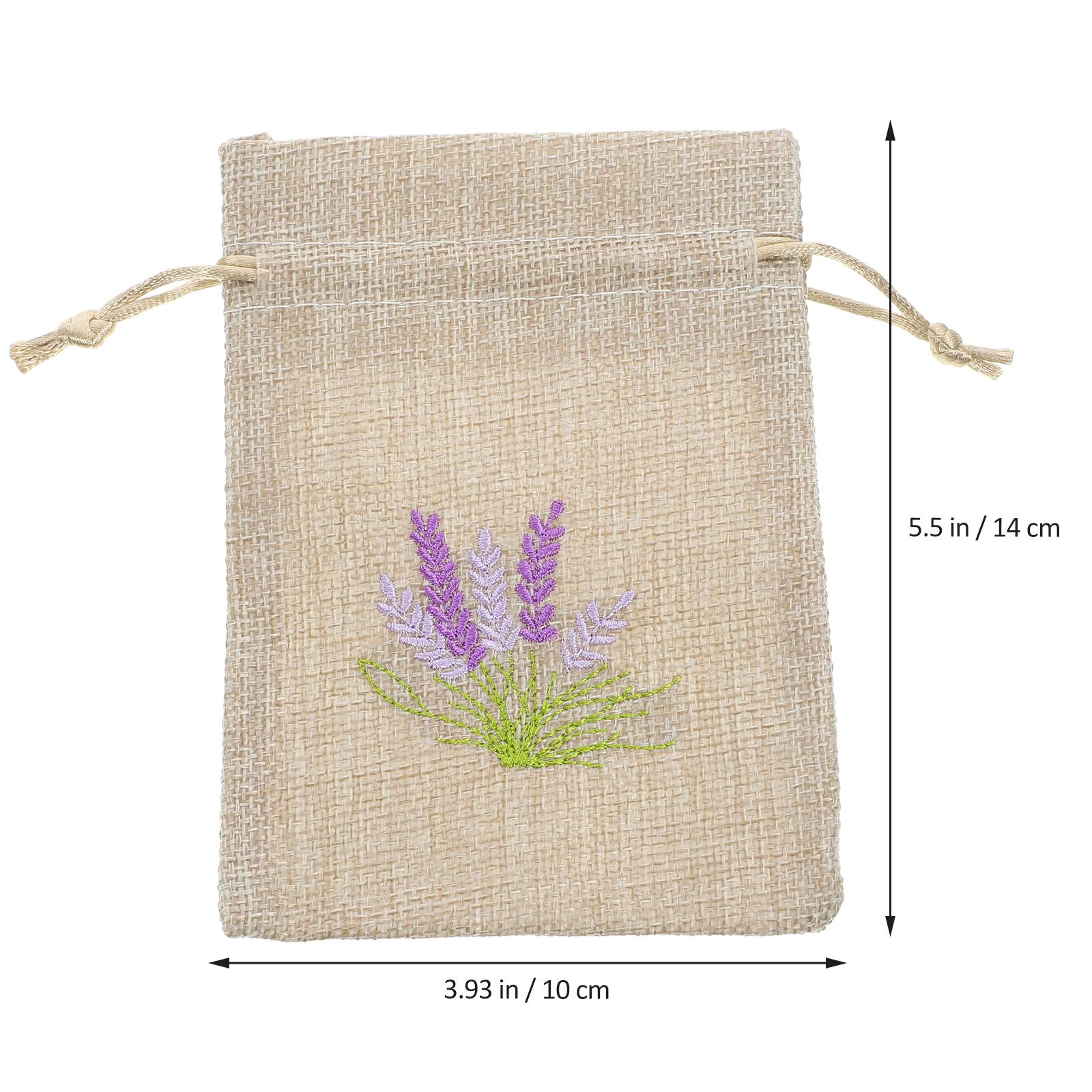 

10 Pcs Sachet Bag Empty Shopping Lavender Sachets for Drawers and Closets Linen Drawstring Bags Reusable Packing Linen Shopping Other