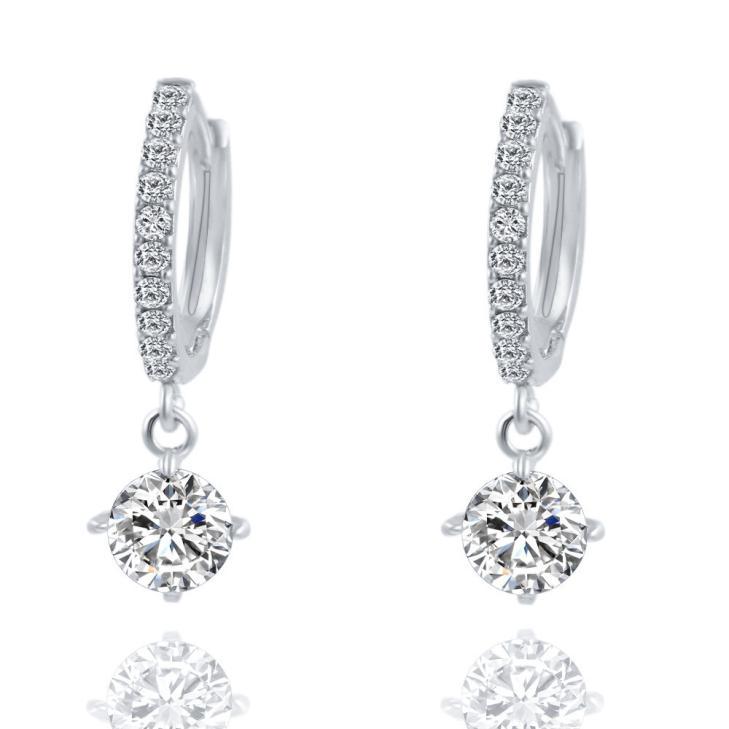 Buy Women Fashion Crystal Rhinestone Ear Stud Earrings at affordable