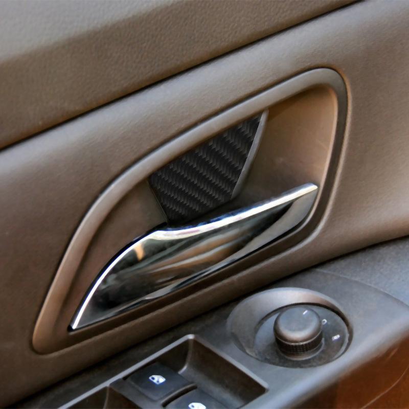 Suitable for Chevrolet Cruze 09-15 Carbon Fiber Car Interior Door Bowl Decoration Sticker Car Interior Modification Accessories