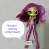 Originale Innovation Una Gedicht Monsterpuppe Spielzeug Mädchen Geburtstagsgeschenk Novi Stern Puppe lange Haare 20 cm Puppe mit Kleidung DIY Spielzeug