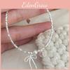 Heart Pink Lovely Bow Bracelet Elegant And Sweet Design Perfect For Womens Jewelry Summer