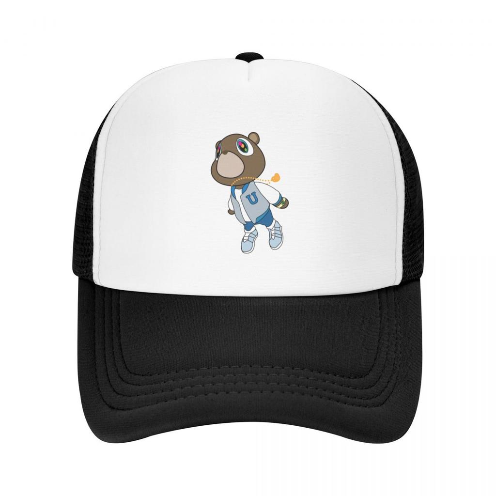 Kanye West Graduation Bear Baseball Cap Sports Uv Protection Solar Hat Bobble hats on offer Girl Mens