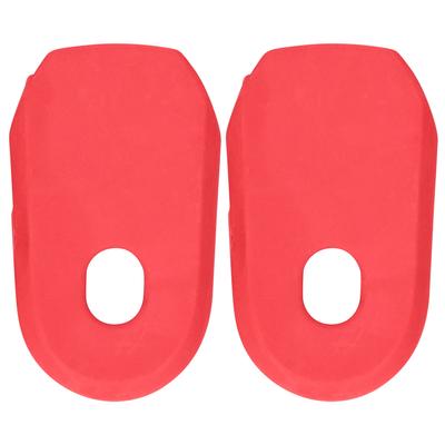 2pcs Silicone Mountain Bike Crank Cover Road Folding Bicycle Crankset Protective CaseRed