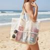Hollow Out Mesh Beach Bag Nylon Mesh Handbag Toiletry Bag Swimming Bag  Shower