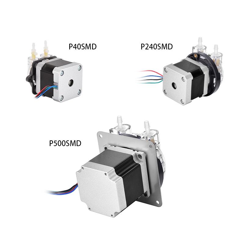 PENGPU High Precision Mini Peristaltic Pump Stepper Motor 0-600mLPM Speed Regulation BPT Pipe Water Pump With Long Lifetime