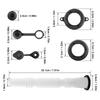 1~3 Set Gas Can Spout Replacement Car Flexible Pour Nozzles Gasket Kit with Collar Caps Stopper and Spout Cover Car Accessories