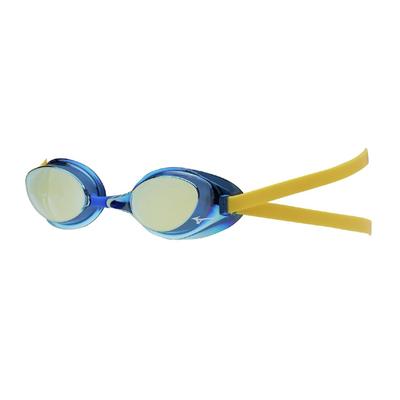 Mizuno ACCEL EYE Limited Edition Swimming Goggles N3JED081 Navy with Yellow Mirror (Non-Cushion Type) 84