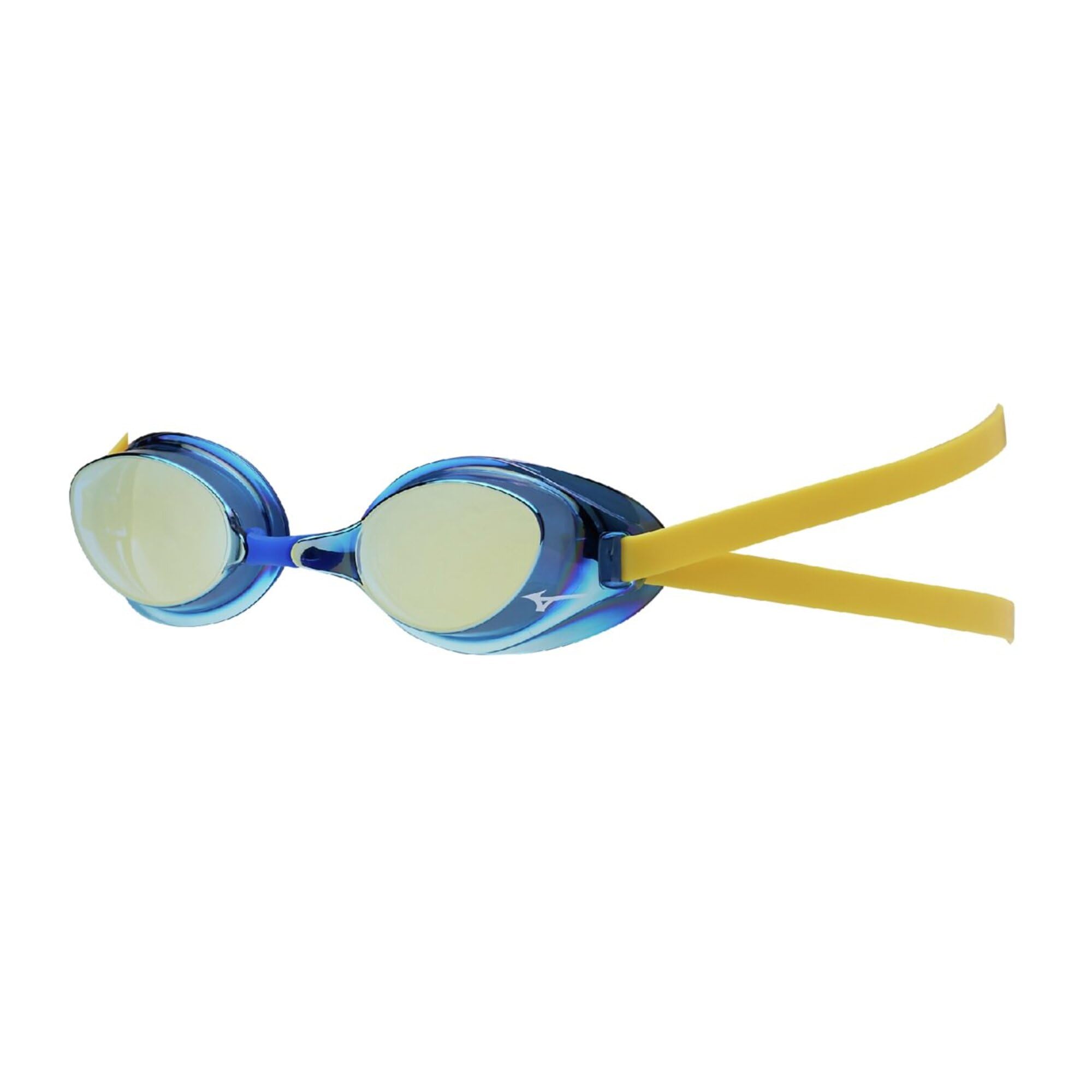 MIZUNO ACCEL EYE Limited Edition Swimming Goggles N3JED081 Navy with Yellow Mirror (Non-Cushion Type) 84