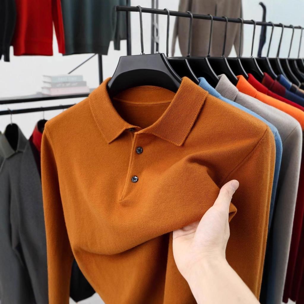 Men's Winter Lapel Collar Casual Top