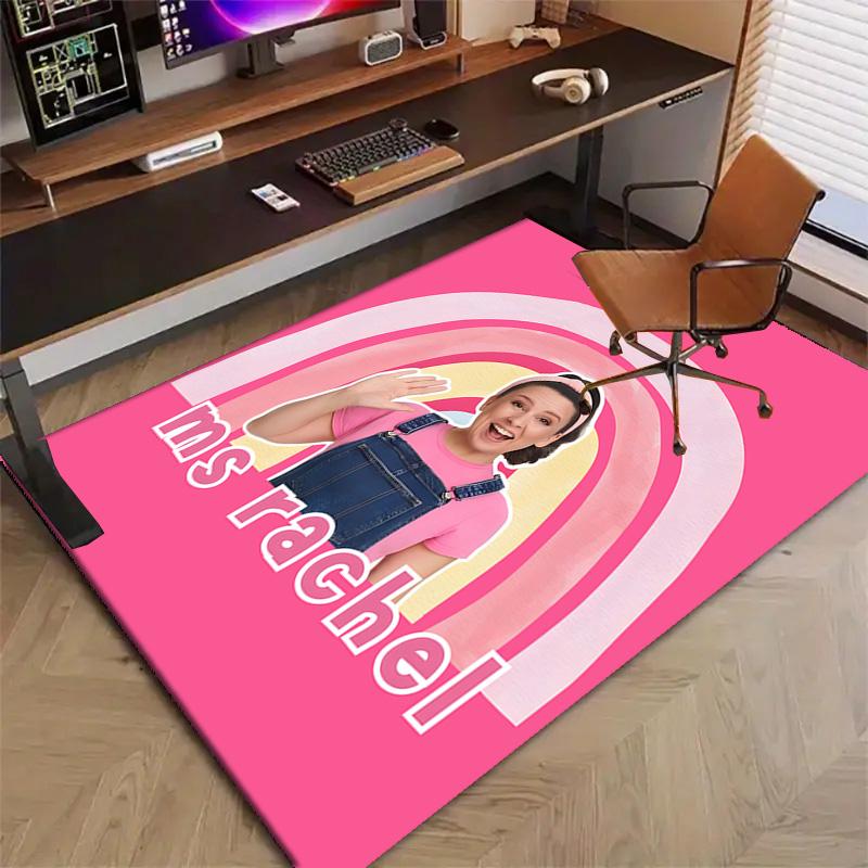 1pc Ms Rachel3 Design Printed Area Rug Carpet for Bedroom Living Room Home Decor Rugs Mat Non Slip Mat Rug for Bedside