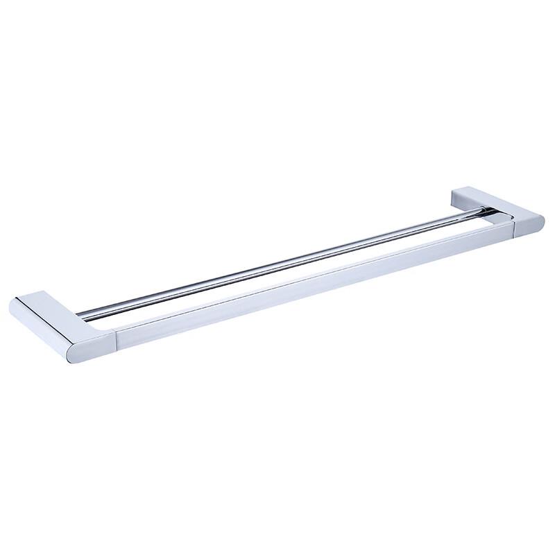 OIMG Double-Layer Wall-Mounted Bathroom Towel Rack
