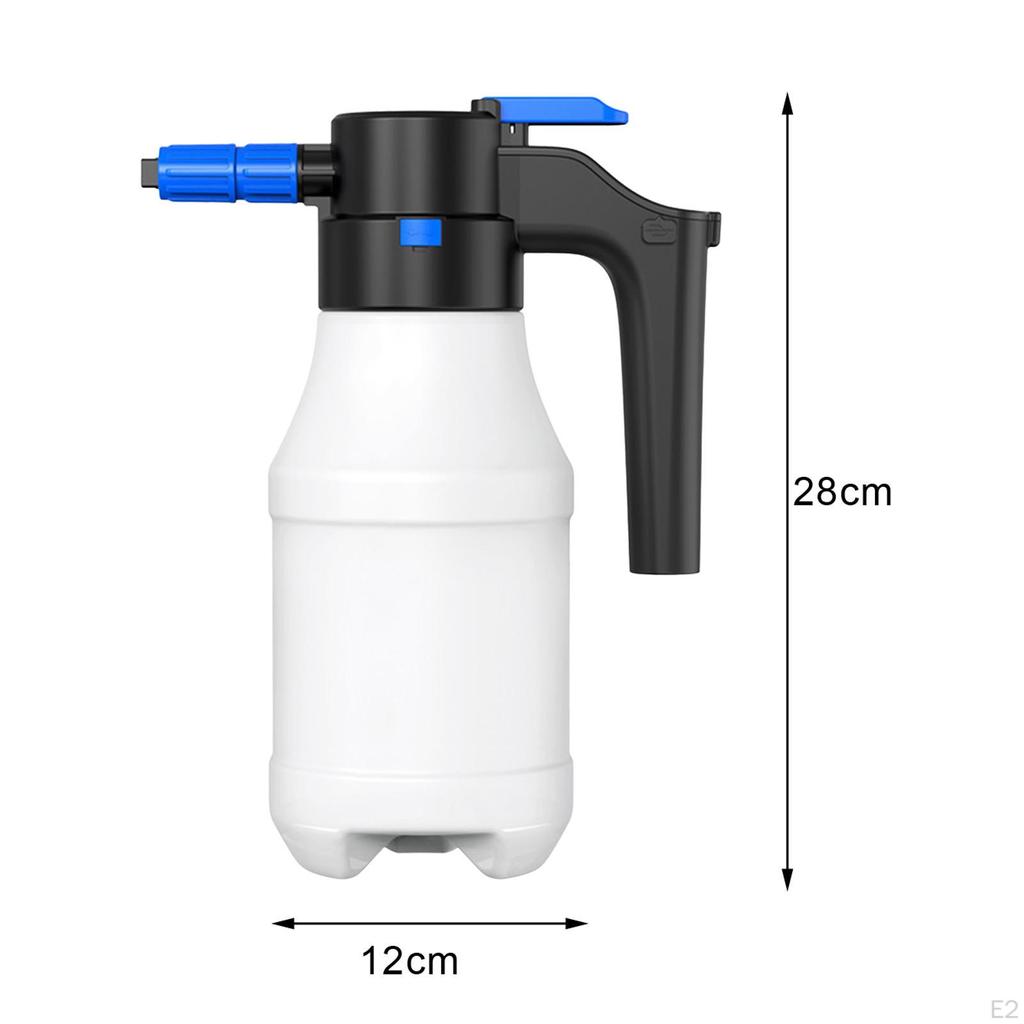 1.5L Electric Pressurized Foam Sprayer Rechargeable Easy To Use 8 Bar Pressure Watering Can