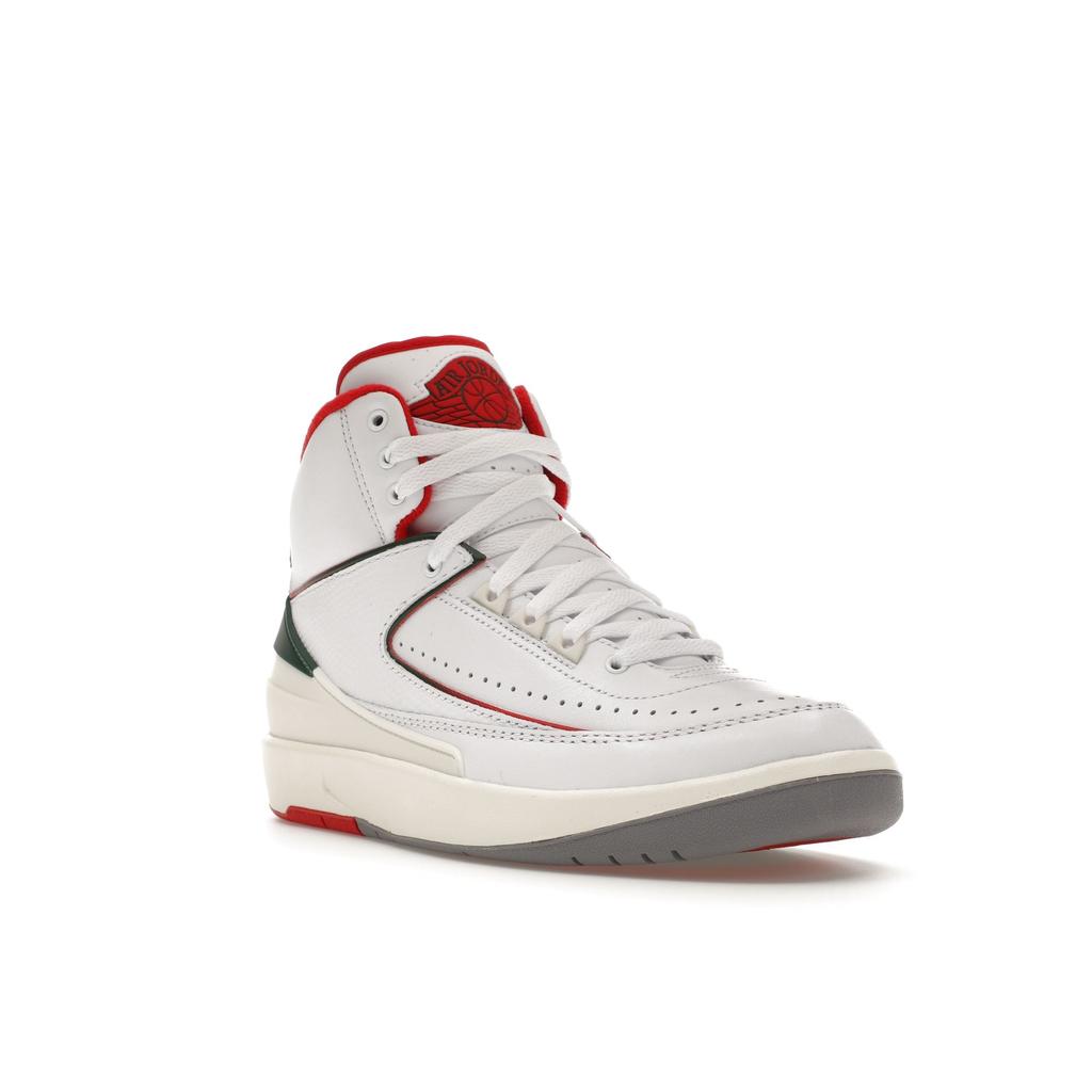 Air Jordan 2 Retro GS White Red Green DQ8562-101