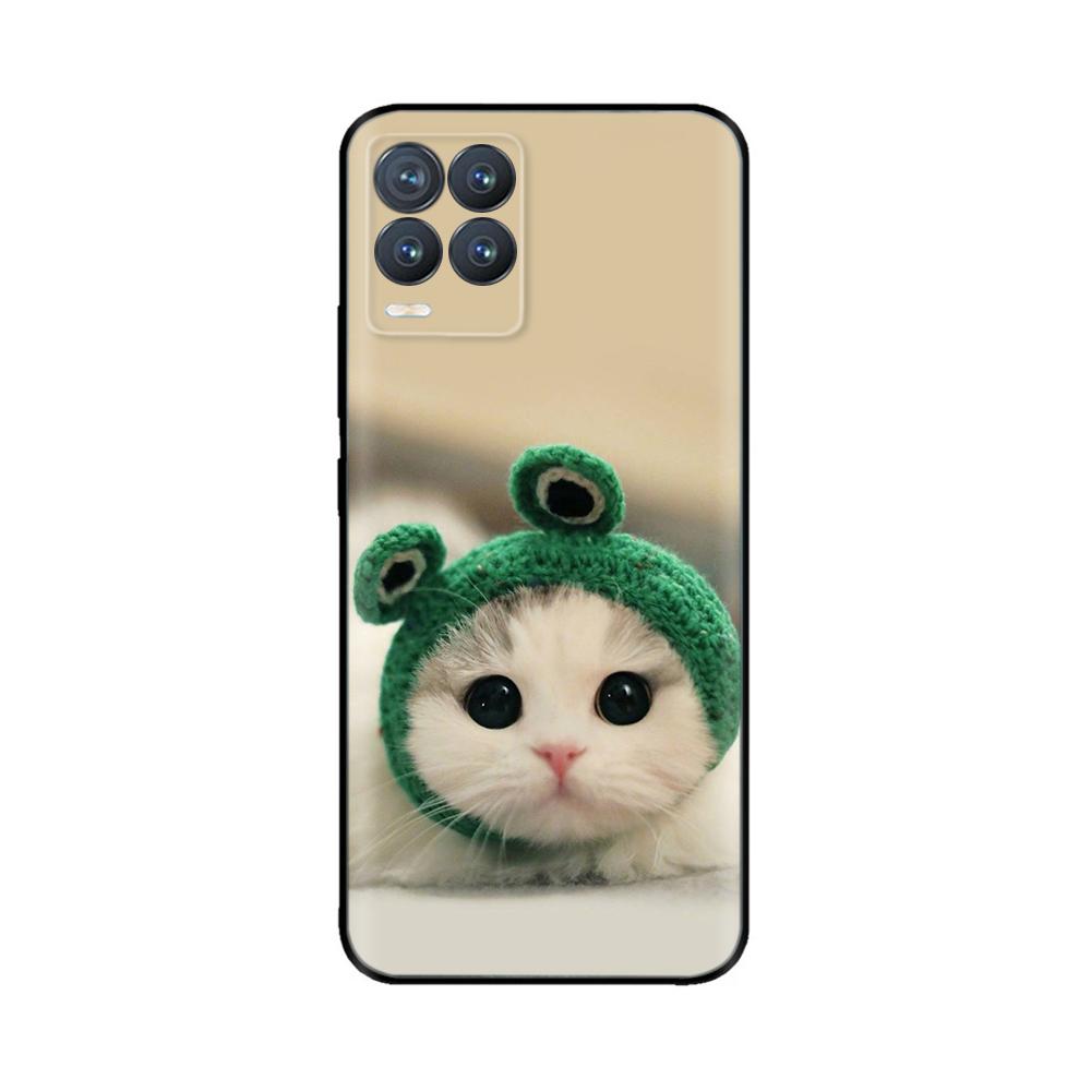 For Realme 8 Case Cute Animal Soft Liquid Silicone Cover For Realme 8 Pro 8i Realme8 4G RMX3085 Full Protection Durable Cases