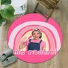 1pc Ms Rachel3 Print Round Carpet Chair Round Carpet Suitable for Bedroom Living Room Home Decorative Carpet