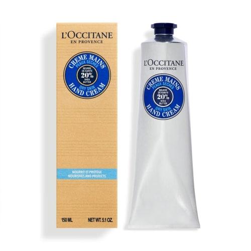 L'OCCITANE Shea Hand Cream, 150mL, Moisturizing for Dry Skin, Popular for Men and Women, Large Capacity