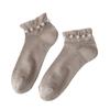 Fashion Elastic Lace Ruffle Socks Low Tube Mesh Women Ankle Socks Preppy Style Breathable Princess Dress Socks Women Girls