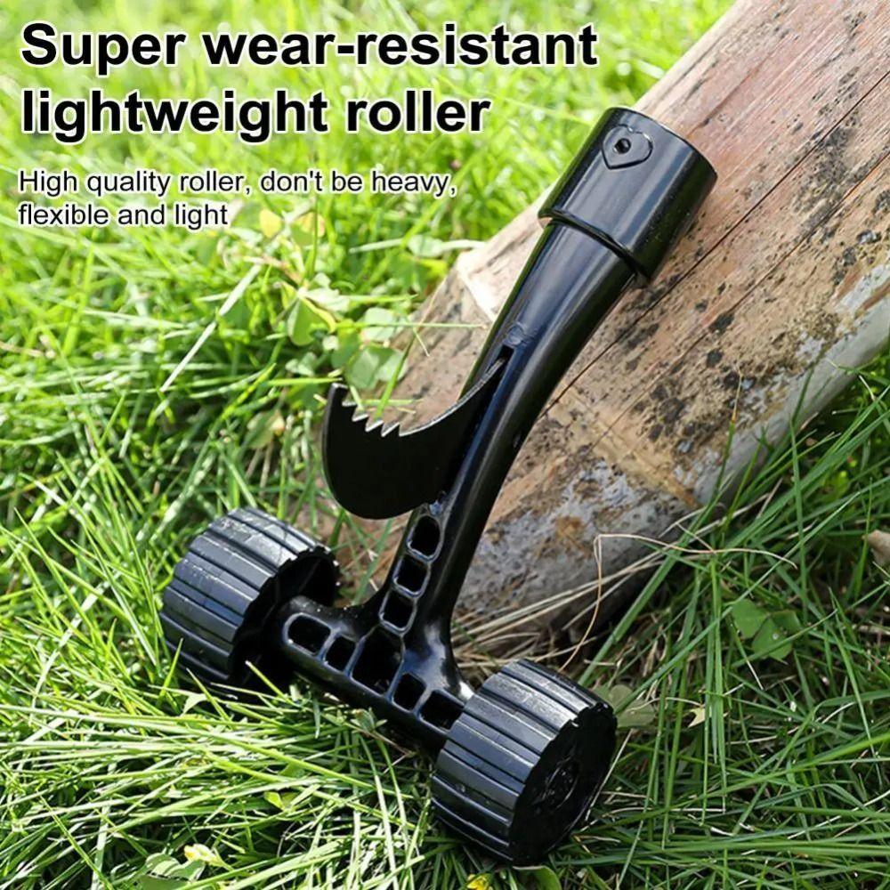 Effective Root Removal Weed Remover Sturdy Clamp Stand-up Weed Puller Weeding Tool with Wheel