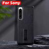 Carcasă Originală Pentru Sony Xperia 1 III IV V VI 5 II III IV V Carcasă de Lux cu Spate din Piele Pentru Sony Sony Xperia 10 III IV V VI