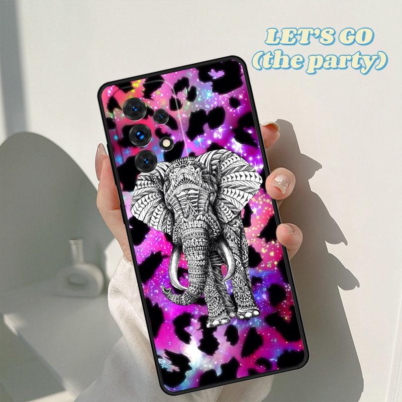 Cute Elephant phone case For Samsung Galaxy A42 A31 A40 A51 A71 A32 A80 A91 A52 A72 A73 A20e A21S A50 A70 A11 A12 Cover
