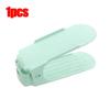 1/12PCS Durable Adjustable Shoe Organizer Wardrobe Shoes Storasge Footwear Support Slot Space Saving Shoes Storage Rack Shoebox