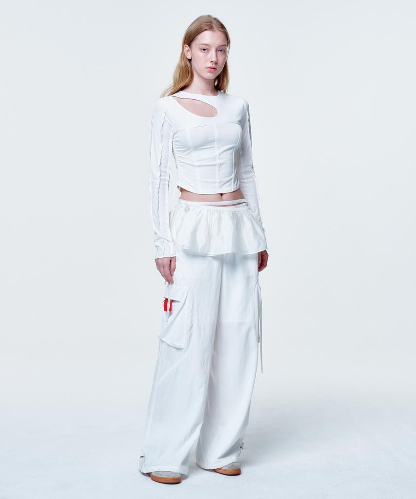 2113 STUDIO Corset Long Sleeve White