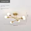 Simple Iron Pendant Light, Minimalist Modern Ceiling Light  Indoor LED Living Room Dining Room Lighting Gold/black Bedroom Light