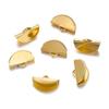 30Pcs/Lot 13/15/20mm Metal Crimps End Caps for Tassel Leather Cord End Fastener Connectors Clasps Jewelry Making Accessories