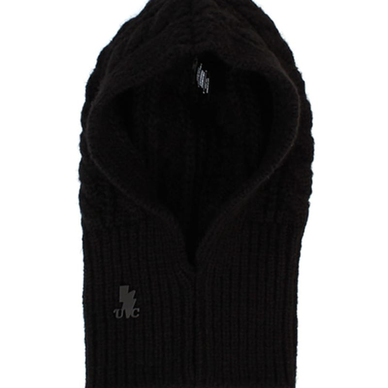 Universal chemistry Twist Knit Black Balaclava