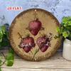 Sacred Heart Metal Wall Art 7.8 Inch Round Iron Sign Religious Rustic Home Decor Garage Cafe