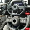 For Nissan Rogue 2021-2024 Carbon Fiber 2X Inner Steering Wheel Decor Cover Trim