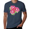 Red Peony Tshirt Soft Antishrink Cotton Tee