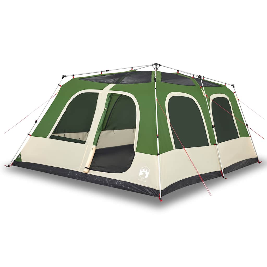 Dome Family Tent for 10 Persons Green Quick Release