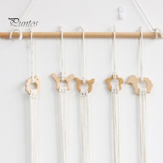 Hair Bow Holder Hand-Woven Hair Accessories Organizer Space-saving Easy To Hang Clouds Children Hairpin Storage Belt