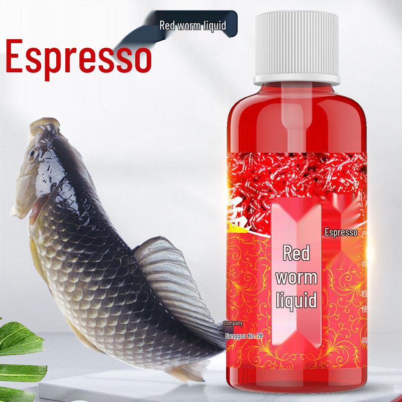 Extra Concentrated Bloodworm Fish Attractant 60ml - Ideal for Aspius, Green Carp, Bream, Crucian, and Grass Carp Winter Fishing.