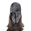 70cm Square Luxury Cashew Print Soft Satin Scarf Ladies Headband Small Hair Scarves Band Female Handkerchief Bandana Foulard