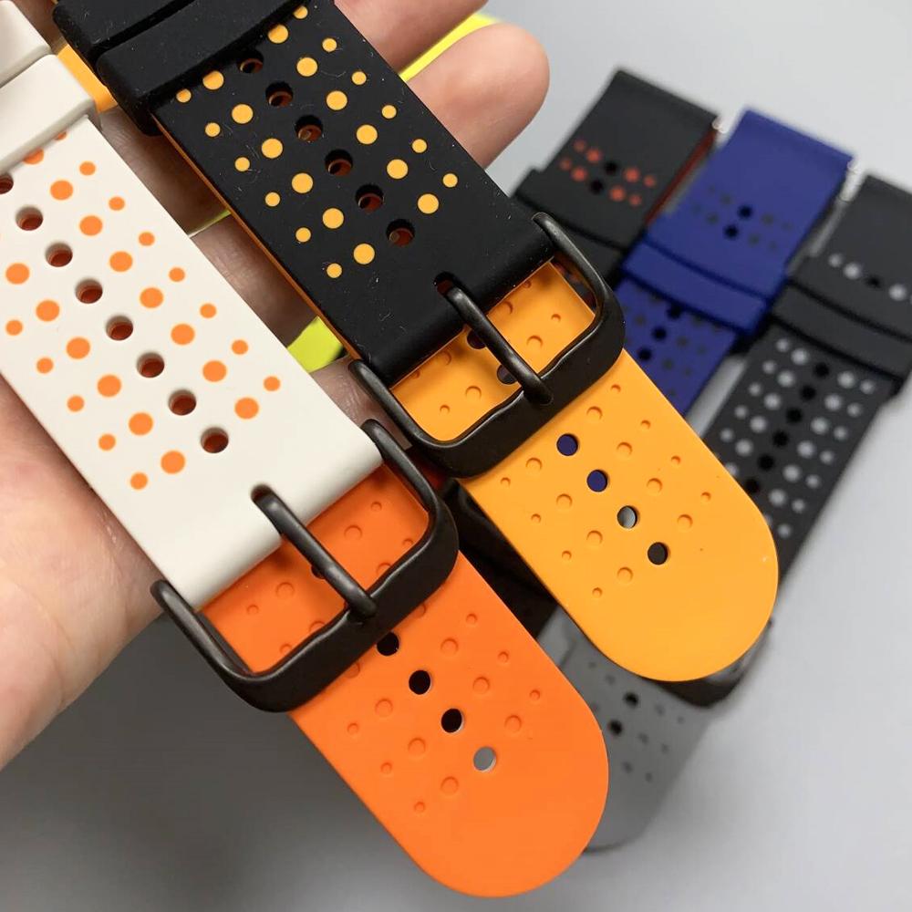 22mm Silicone Sports Strap For Xiaomi Watch Color 2 S1 Pro S2 S3 S4 Sport Mi Watch Band For REDMI Watch 5 Lite/Active Bracelet
