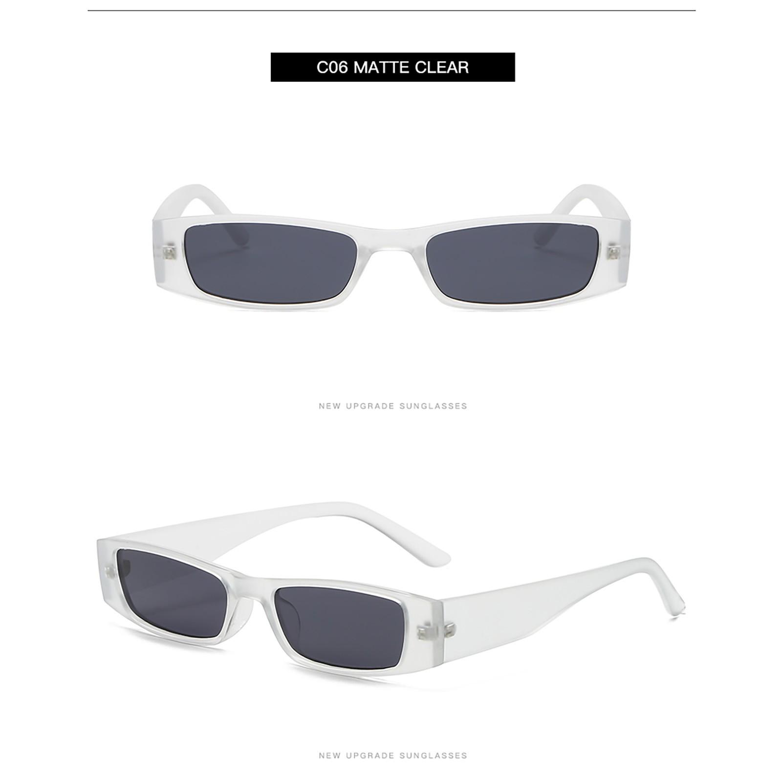 

Европейские и американские ретро квадратные солнцезащитные очки в маленькой оправе. Уличная фотография.