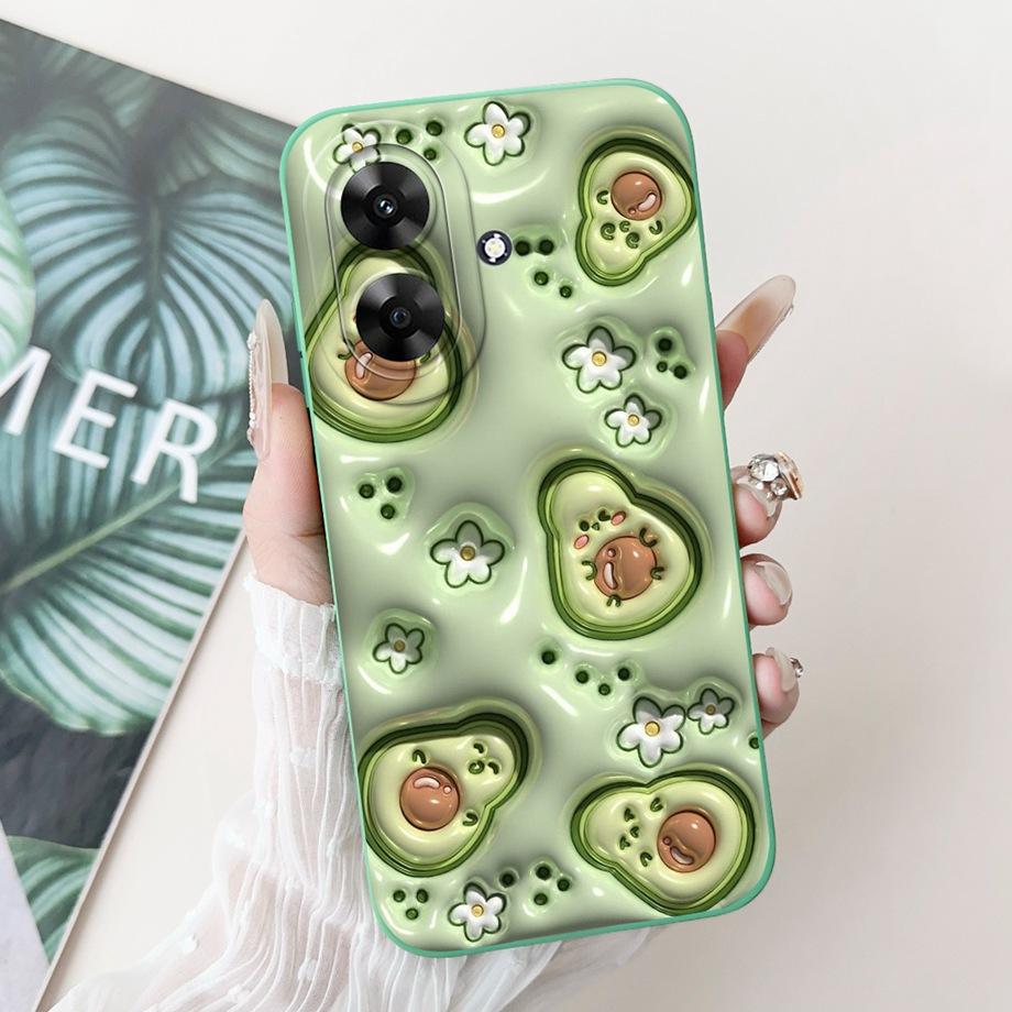 For Realme Note 60 Case Cover Realme Narzo N61 Soft Silicone TPU Flower Butterfly Girly Fashion Painting Realme Note60 Funda