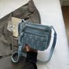 Denim Small Square Bag Women Shoulder Bag