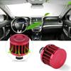 1 * Air Filter, Breather Filter 13mm-Qiilu Air Filter Air Intake Filter Kit 57 * 50mm 13mm Universal (Red Color)