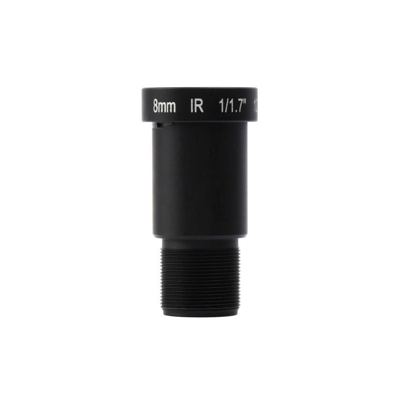 M12 High Resolution Lens, 12MP, 69.5° FOV, 8mm Focal Length, Compatible with Raspberry Pi High Quality Camera M12